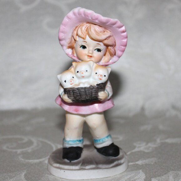 Vintage Bisque Figurine Grandma Playing Flute - Picture 6 of 12